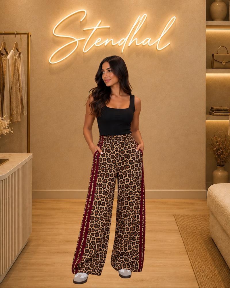 Pantalon léopard