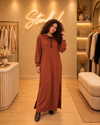 Robe sweat à capuche