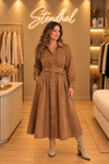 Robe en daim