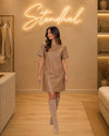 Robe simili cuir