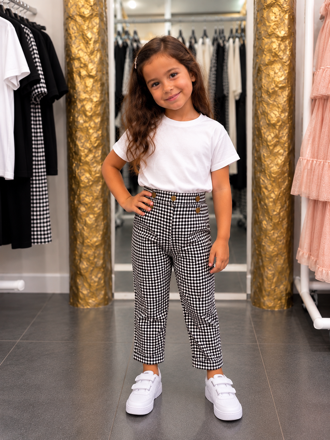 Pantalon Vichy