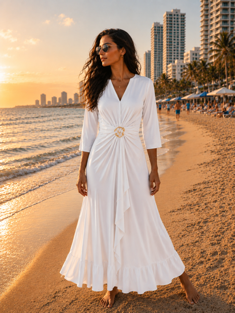 Robe maillot de bain tsniout